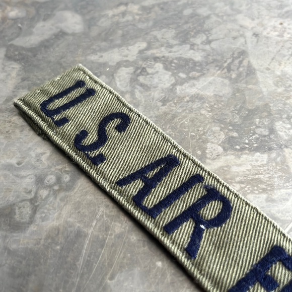 U.S. AIR FORCE embroidered tape patch - vintage - Picture 6 of 10